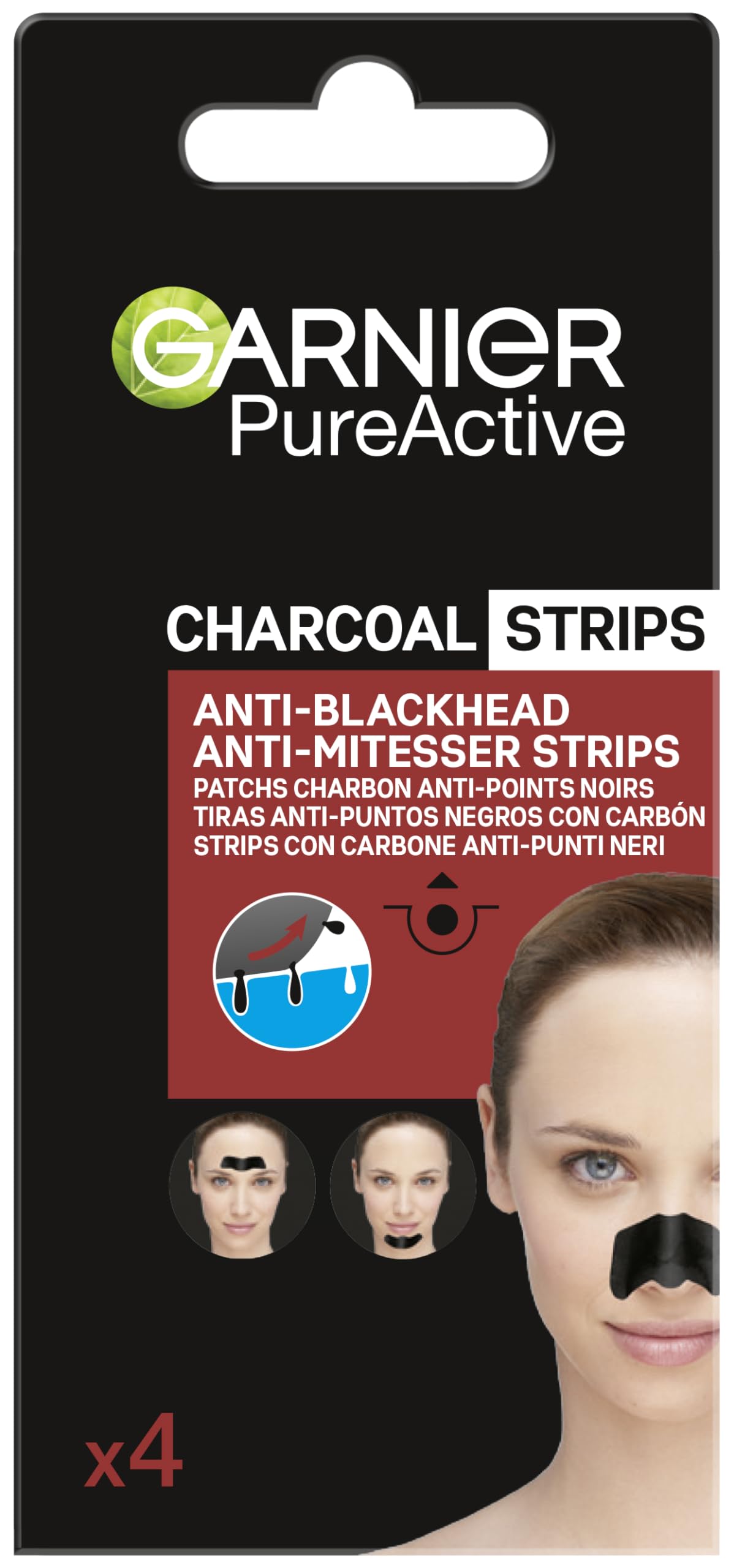 garnier-pureactive-patchs-charbon-anti-points-noirs-x4 image 1