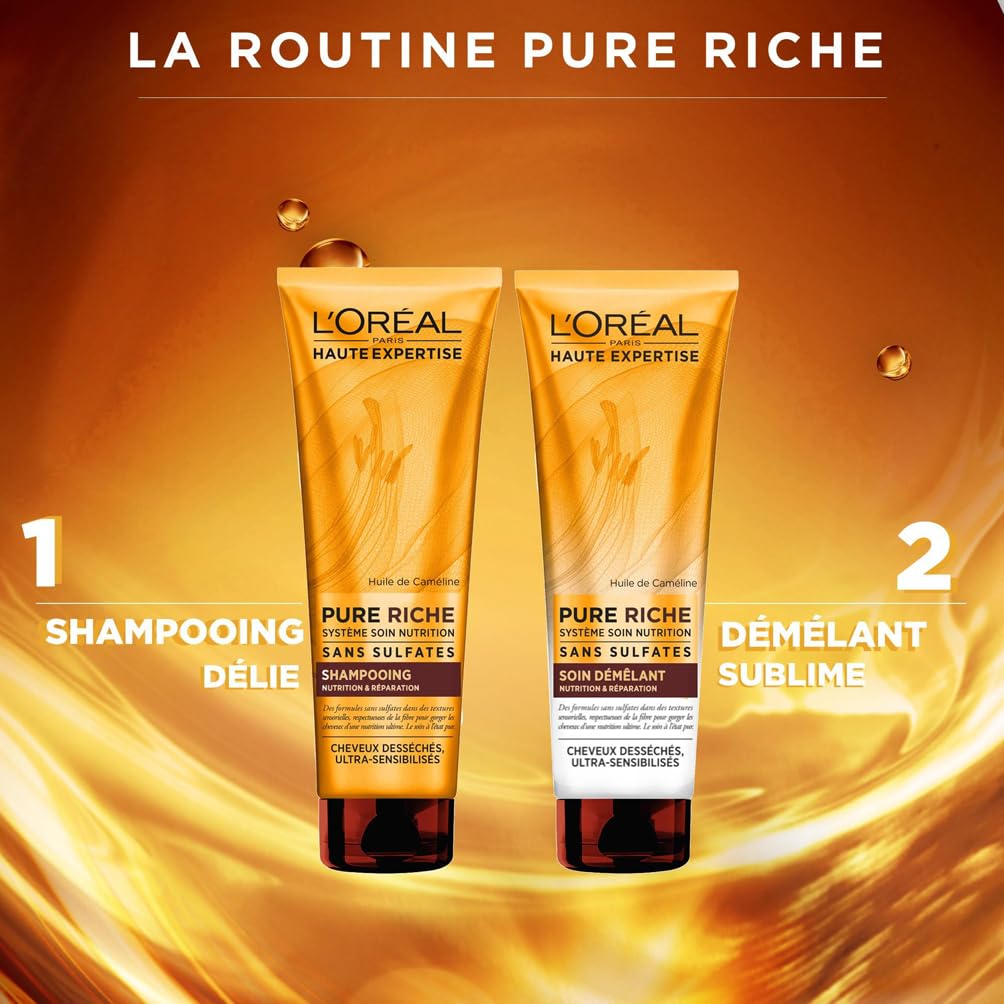 l-or-al-paris-pure-riche-shampooing-sans-sulfate-cam-line-250-ml-nutrition-cheve image 5