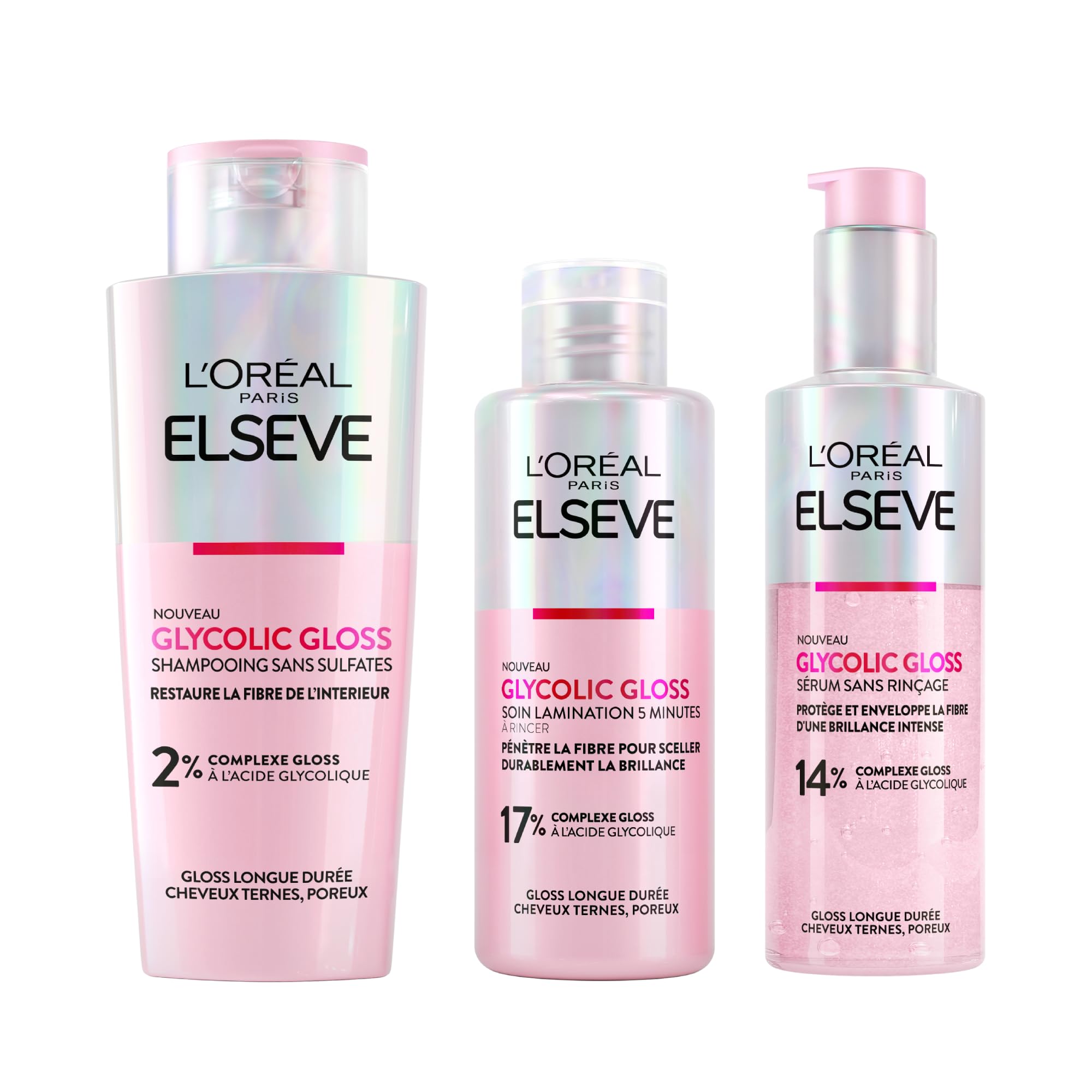 l-or-al-paris-elvive-glycolic-gloss-routine-brillance-3x200-150-200-ml image 1