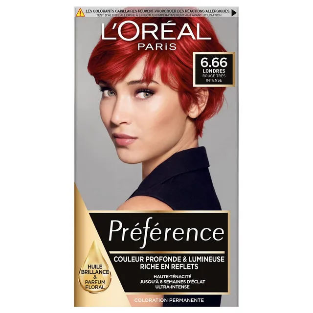 l-or-al-paris-pr-f-rence-coloration-permanente-londres-6-66-rouge-tr-s-intense image 1