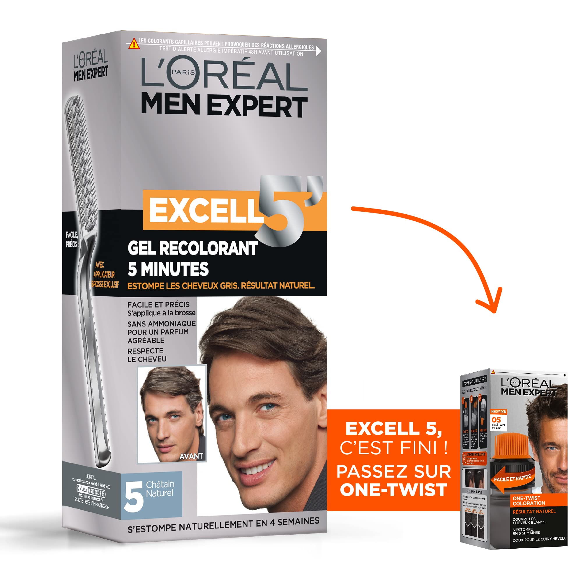 l-or-al-men-expert-excell-5-gel-cr-me-coloration-homme-ch-tain-naturel-5 image 2