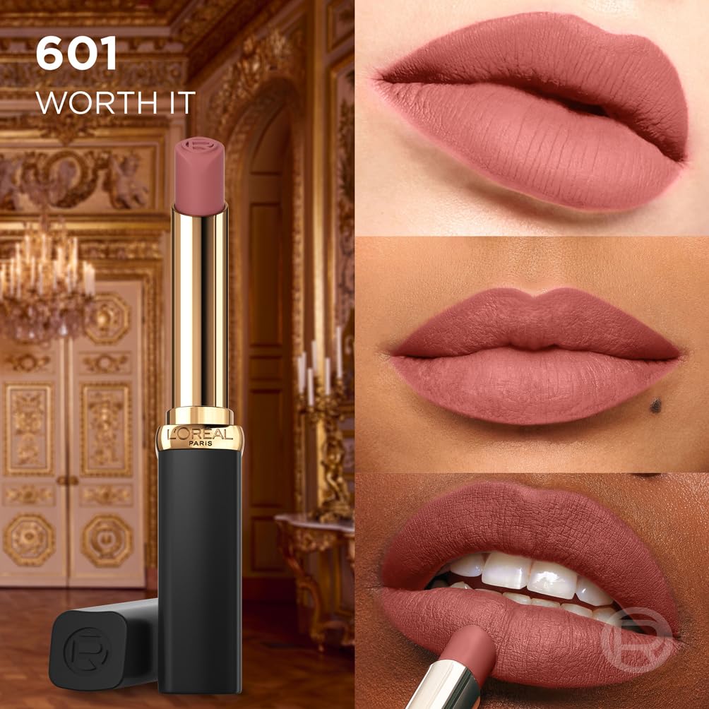 l-or-al-paris-color-riche-nus-audacieux-rouge-l-vres-mat-601-worth-it image 4