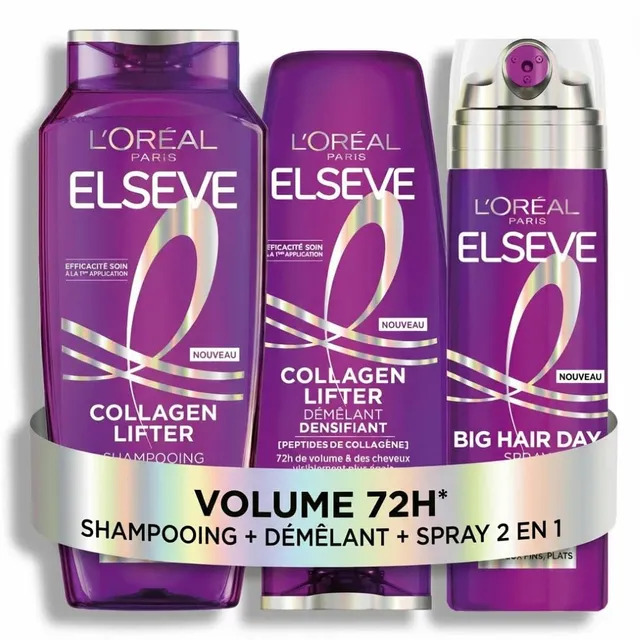 l-or-al-paris-elseve-collagen-lifter-routine-volume-72h-cheveux-fins-3-tapes image 1