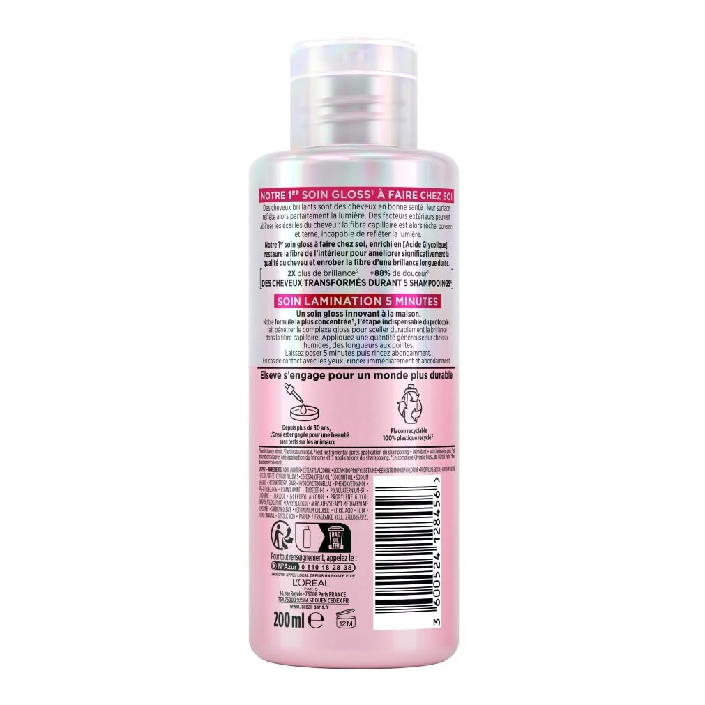 l-or-al-paris-elseve-glycolic-gloss-soin-lamination-acide-glycolique-200-ml image 8