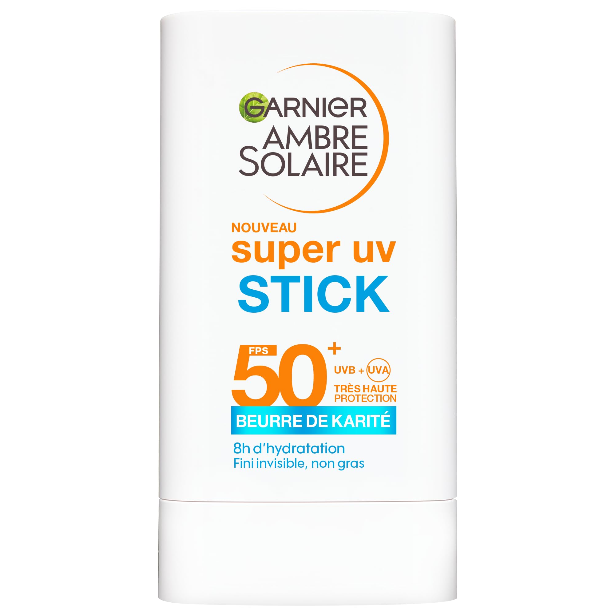 garnier-ambre-solaire-super-uv-stick-spf50-visage-zones-sensibles-18g image 1