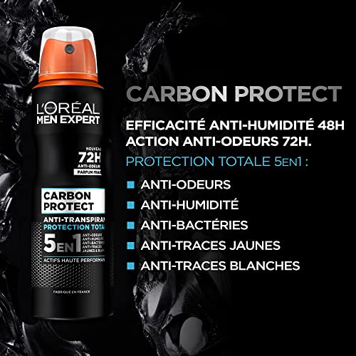 l-or-al-men-expert-carbon-protect-72h-d-odorant-spray-lot-de-6-x-150-ml image 8