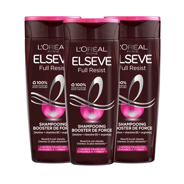 l-or-al-paris-elseve-full-resist-shampooing-booster-de-force-lot-de-3 image 1