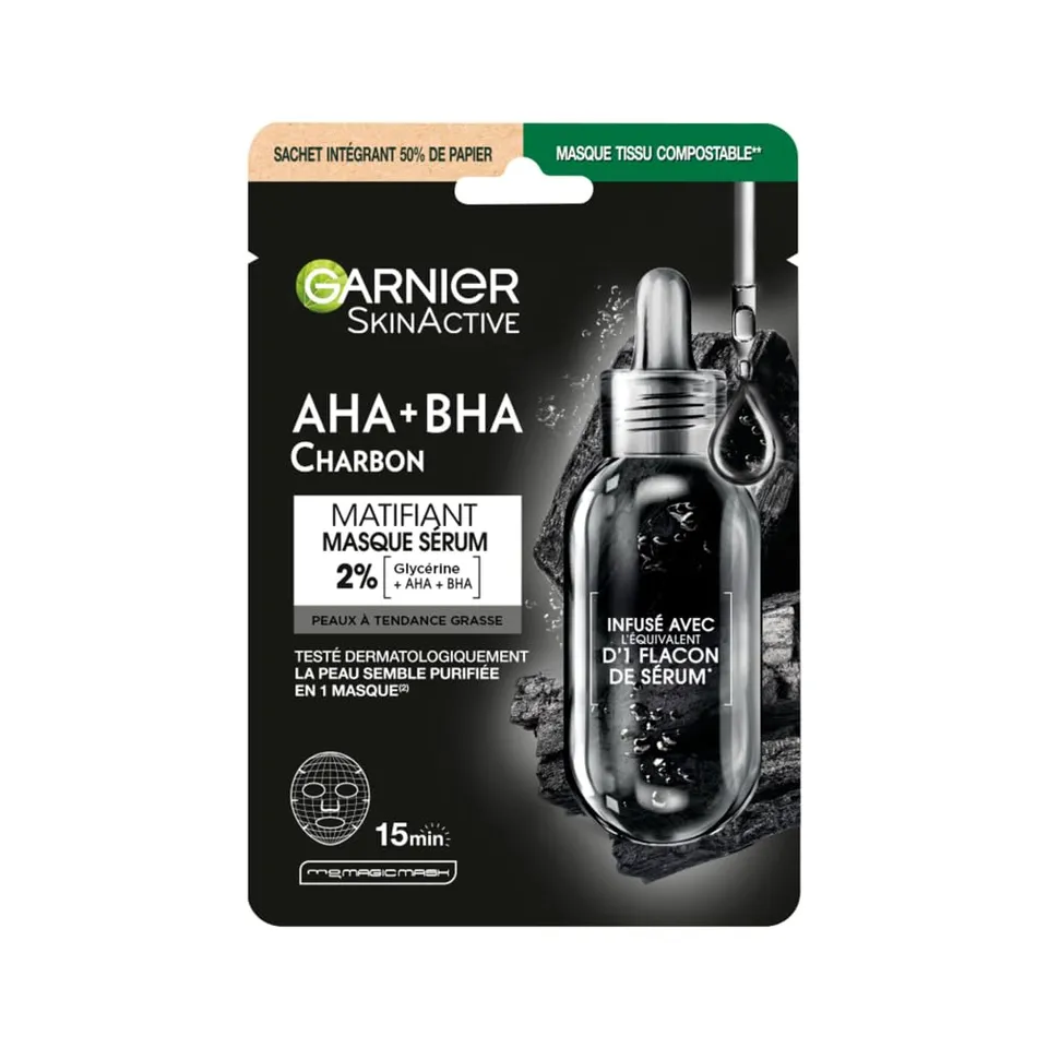 garnier-skin-active-masque-tissu-visage-charbon-v-g-tal-x1 image 1