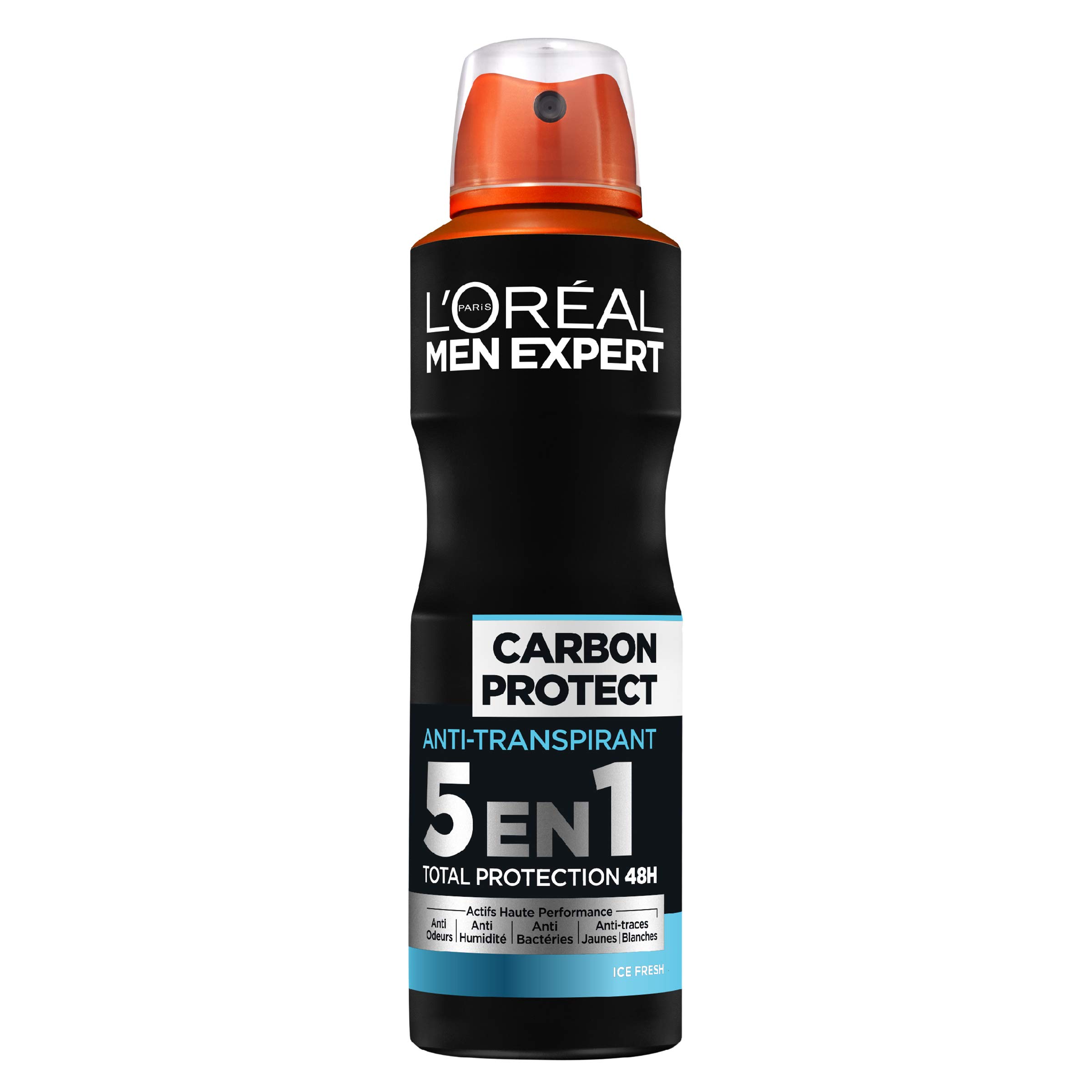 l-or-al-paris-men-expert-carbon-protect-ice-fresh-spray-5-en-1-homme-lot-de-3 image 1