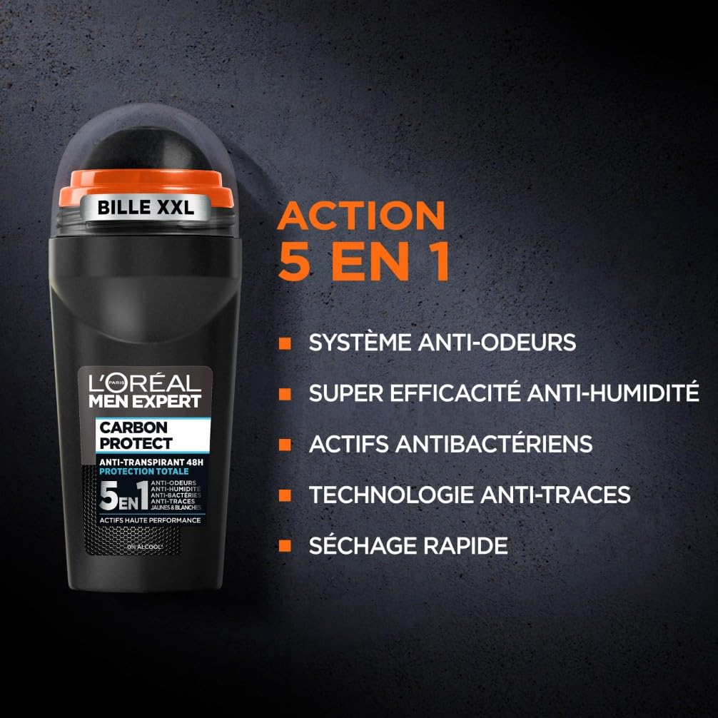 l-or-al-paris-men-expert-carbon-protect-d-odorant-bille-50-ml-lot-de-6 image 3