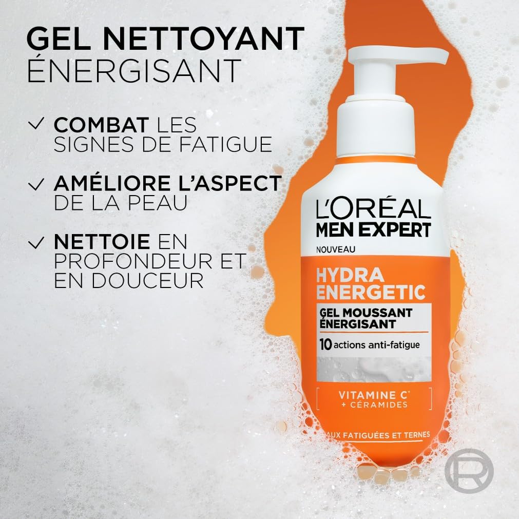 l-or-al-paris-men-expert-gel-nettoyant-hydra-energetic-vitamine-c-260ml image 4