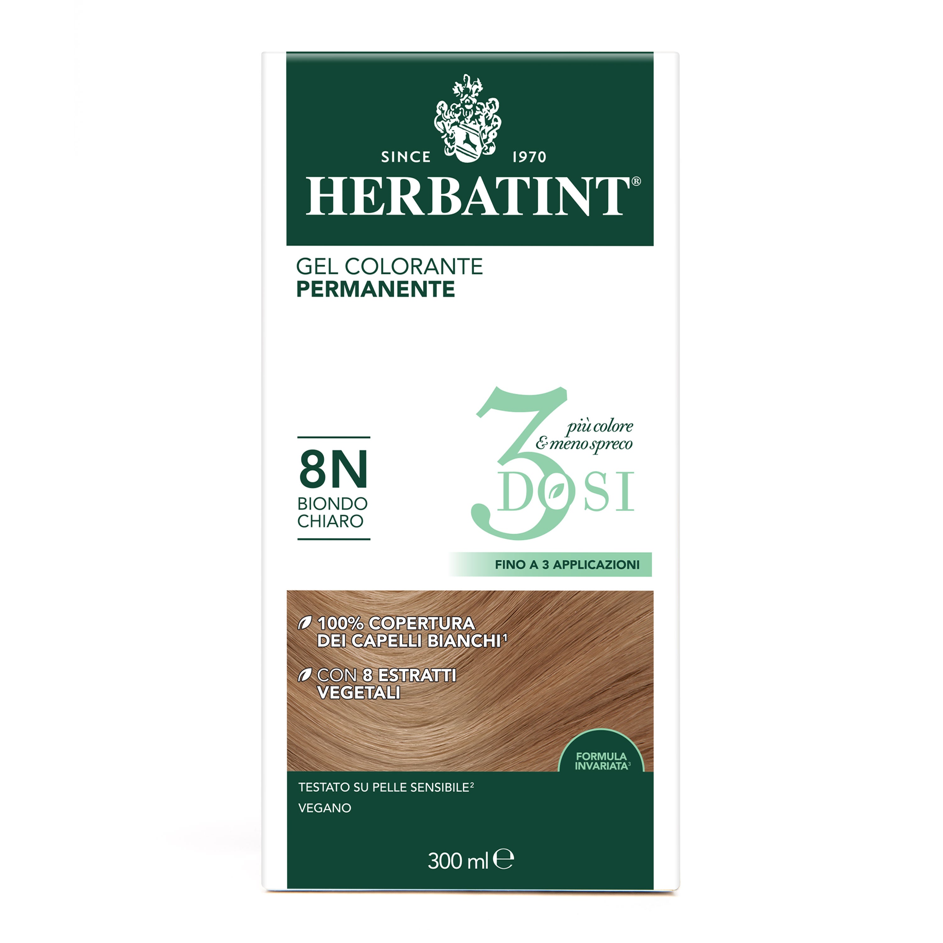 herbatint-3dosi-8n-blond-clair-soin-colorant-permanent-gel-300-ml image 3