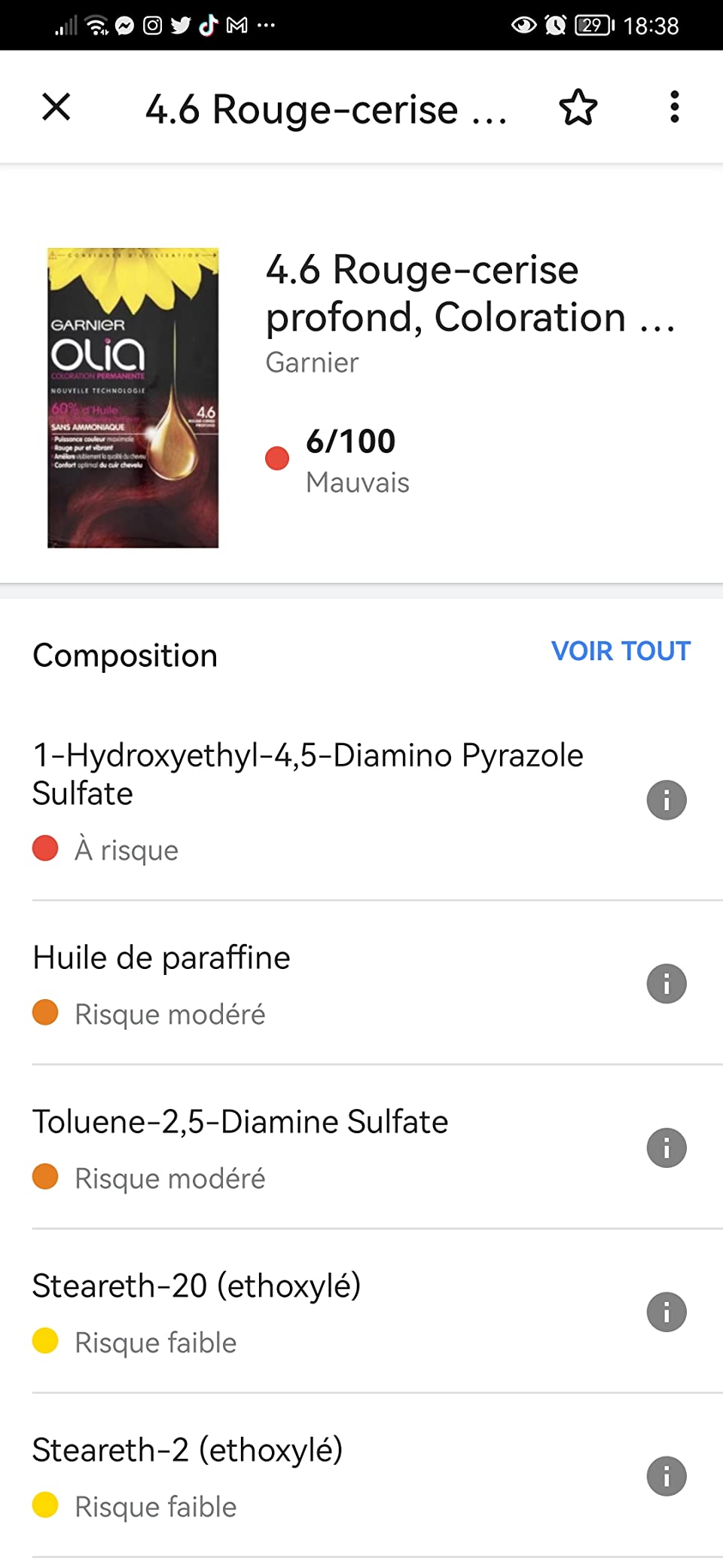 Cuir chevelu sensible validé