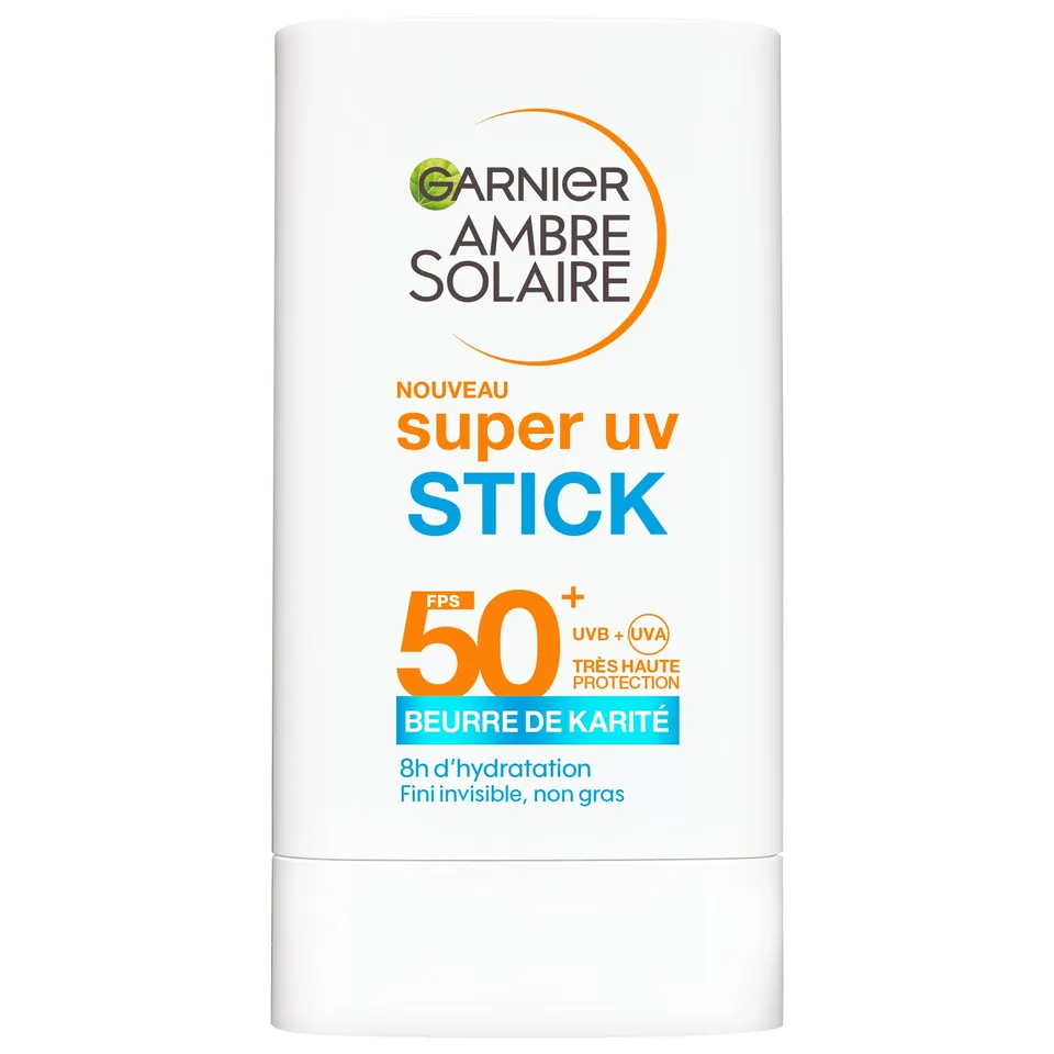 garnier-ambre-solaire-super-uv-stick-spf50-visage-zones-sensibles-18g image 1