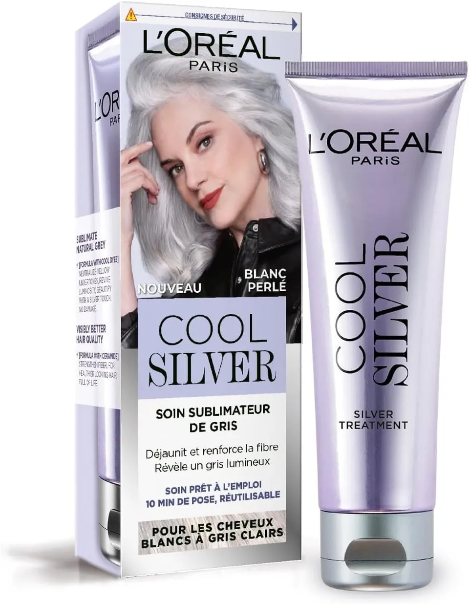 l-or-al-paris-cool-silver-soin-sublimateur-gris-blanc-perl-cheveux-blancs image 1