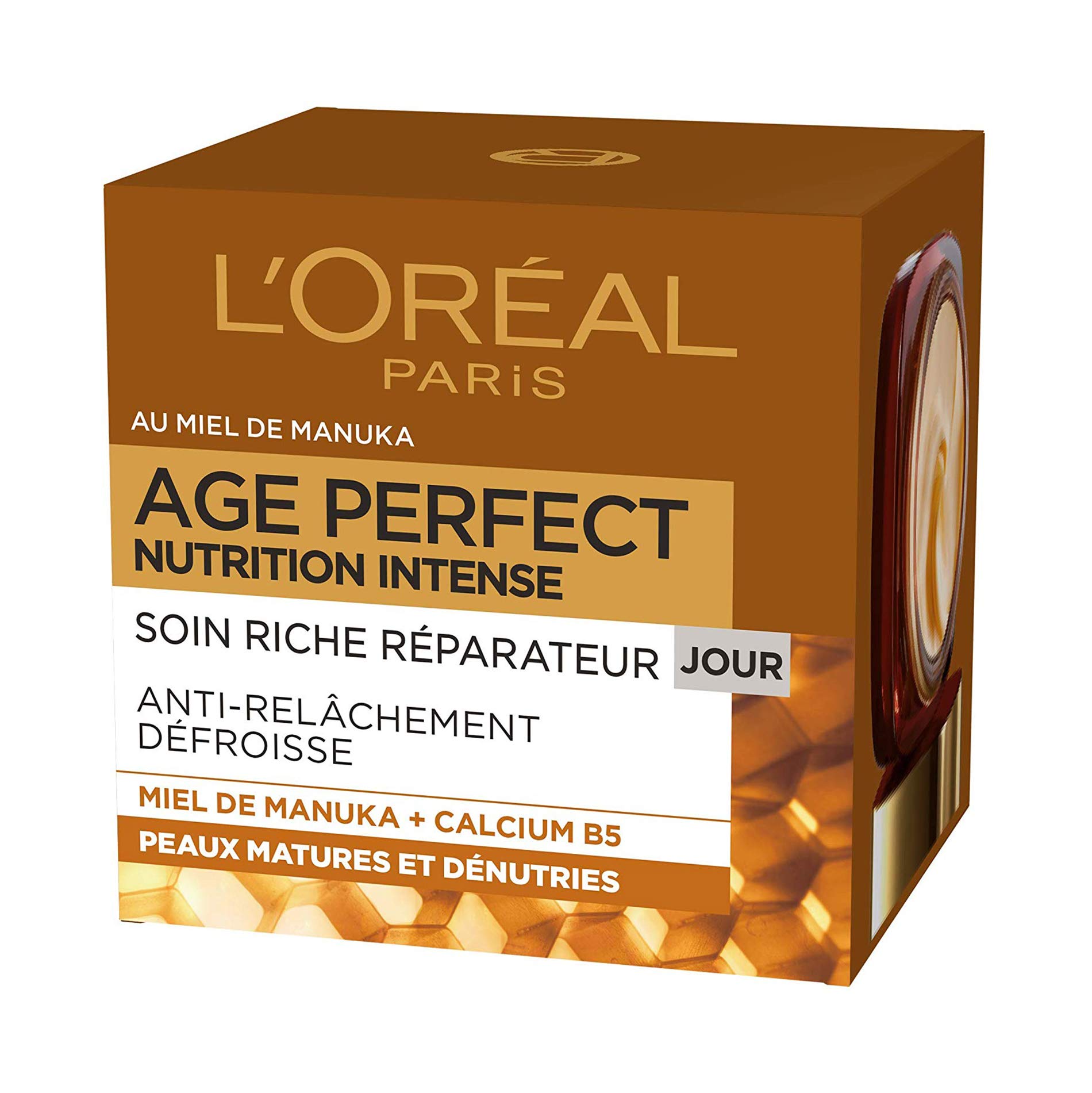 l-or-al-paris-age-perfect-nutrition-intense-cr-me-jour-peaux-matures-miel-de-man image 1