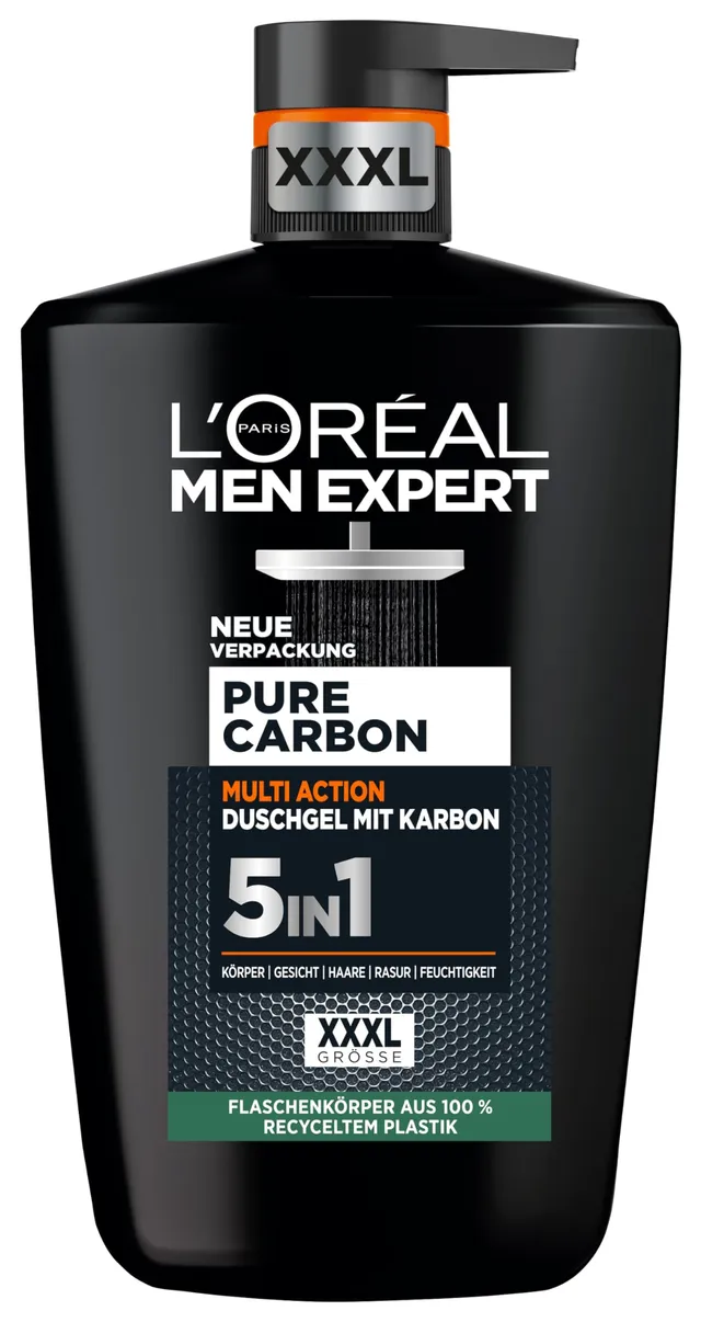 l-or-al-paris-men-expert-pure-carbon-gel-douche-et-shampooing-5-en-1-carbone-100 image 1