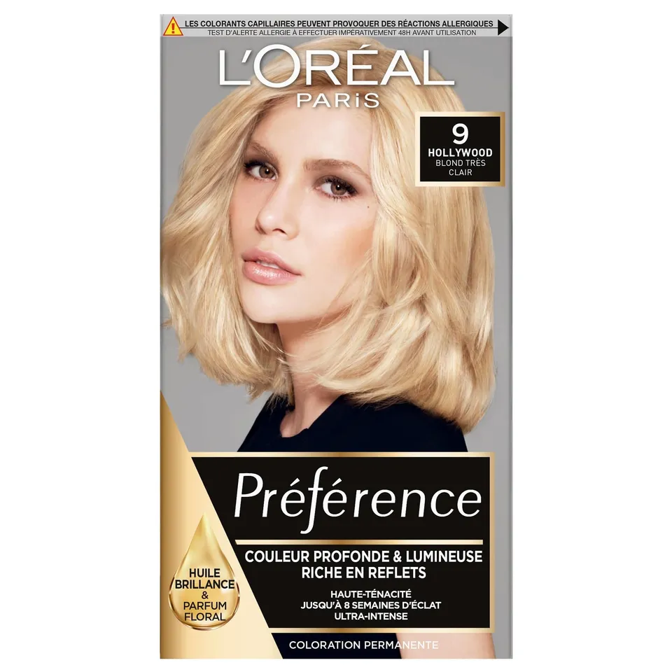 l-or-al-paris-pr-f-rence-coloration-permanente-hollywood-9-0-blond-tr-s-clair image 1