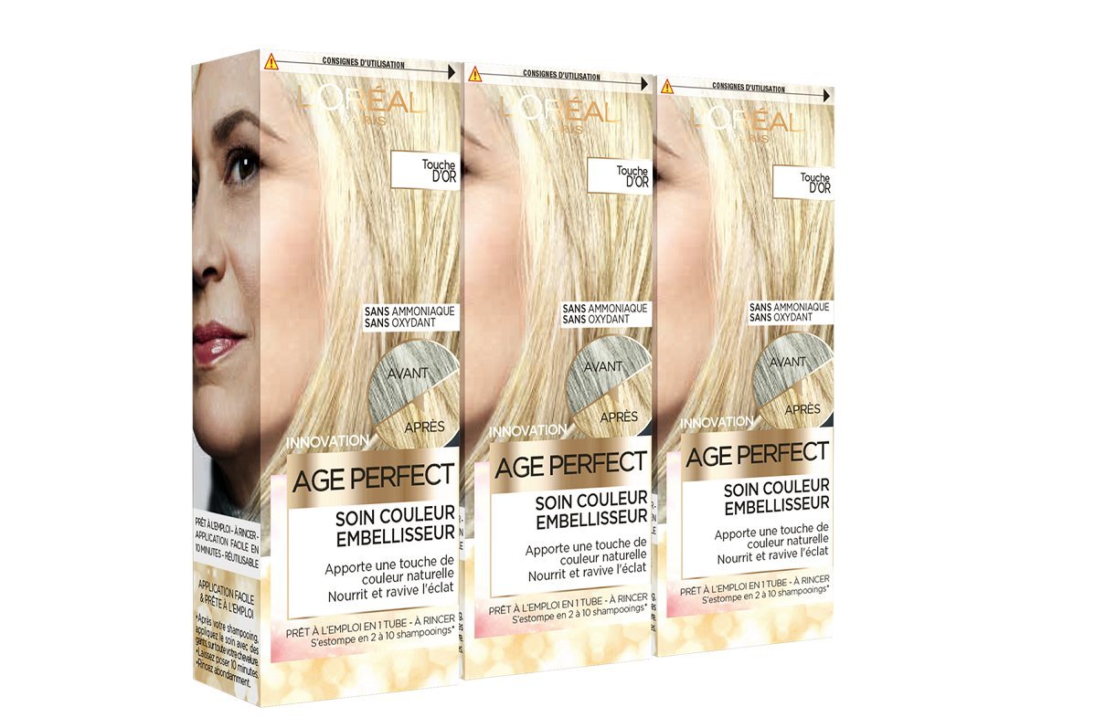 l-or-al-paris-age-perfect-soin-couleur-embellisseur-touche-d-or-80-ml-lot-de-3 image 1