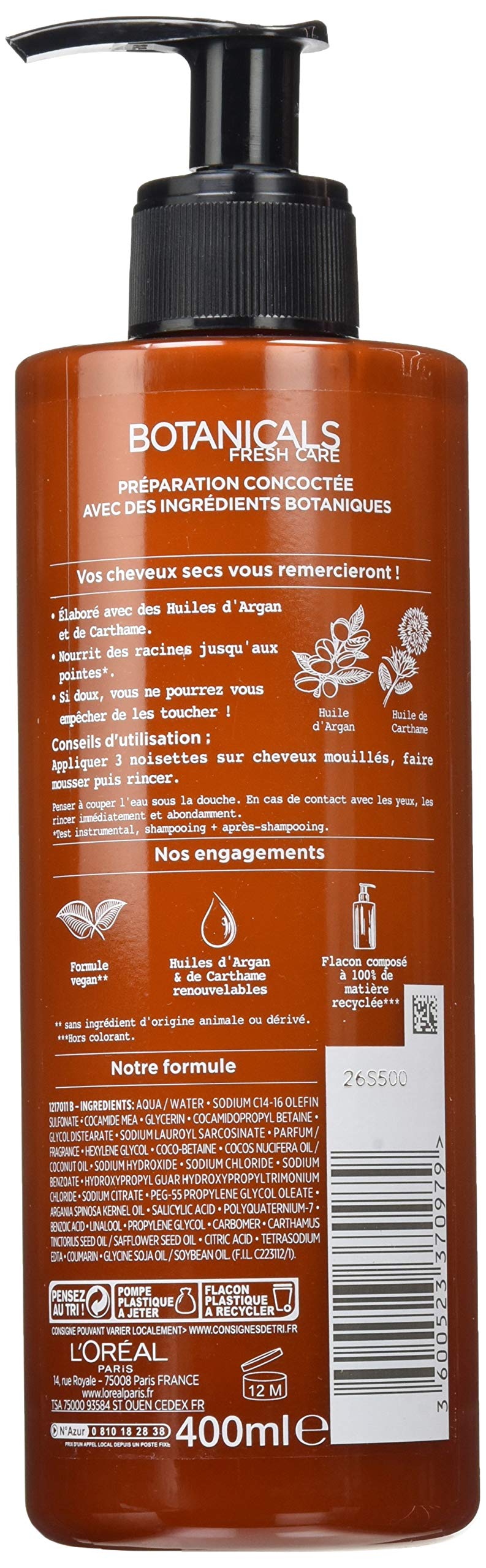 l-or-al-paris-botanicals-freshcare-infusion-richesse-shampooing-cheveux-secs-400 image 2