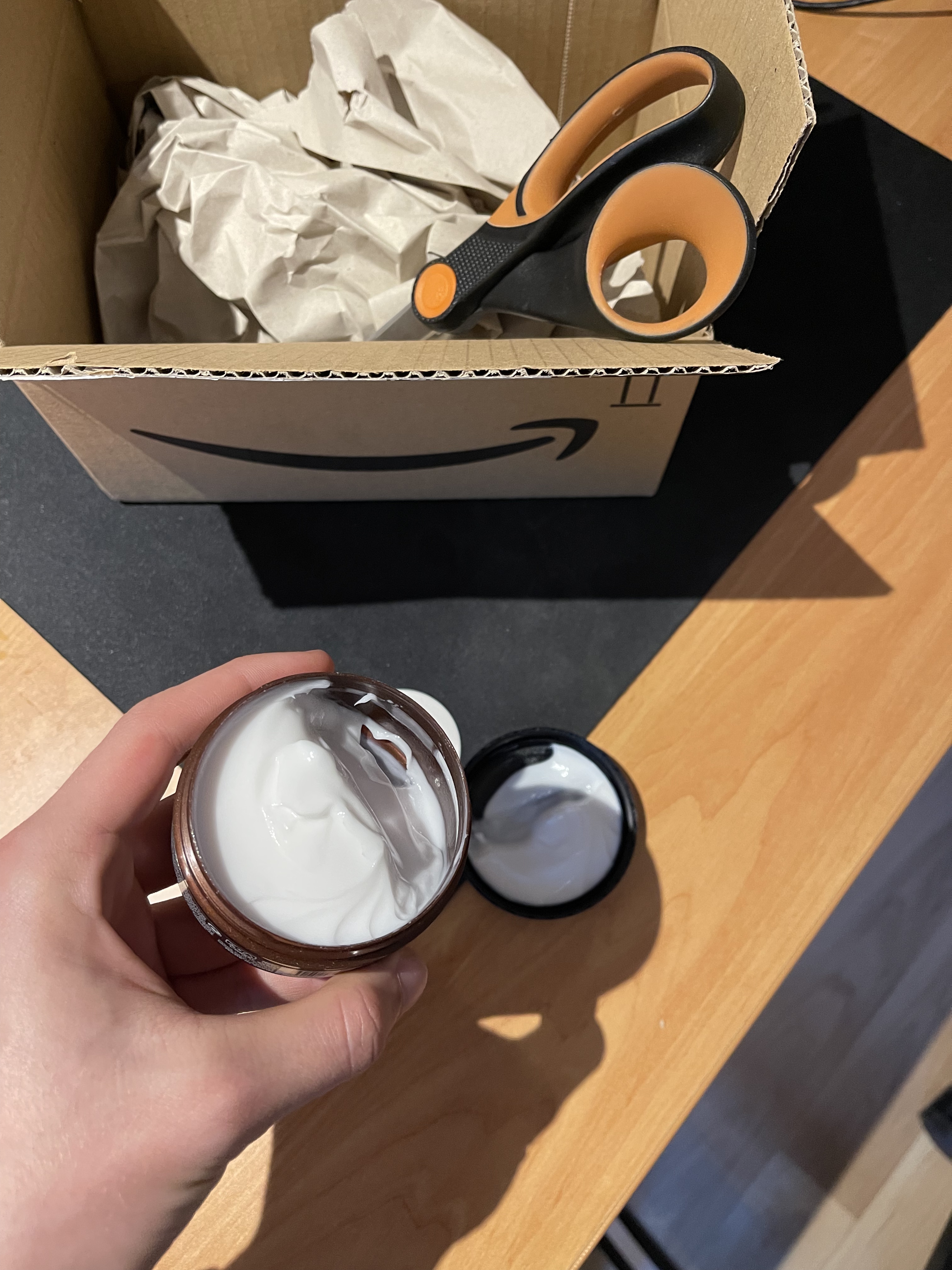 Bonne crème, parfum agréable