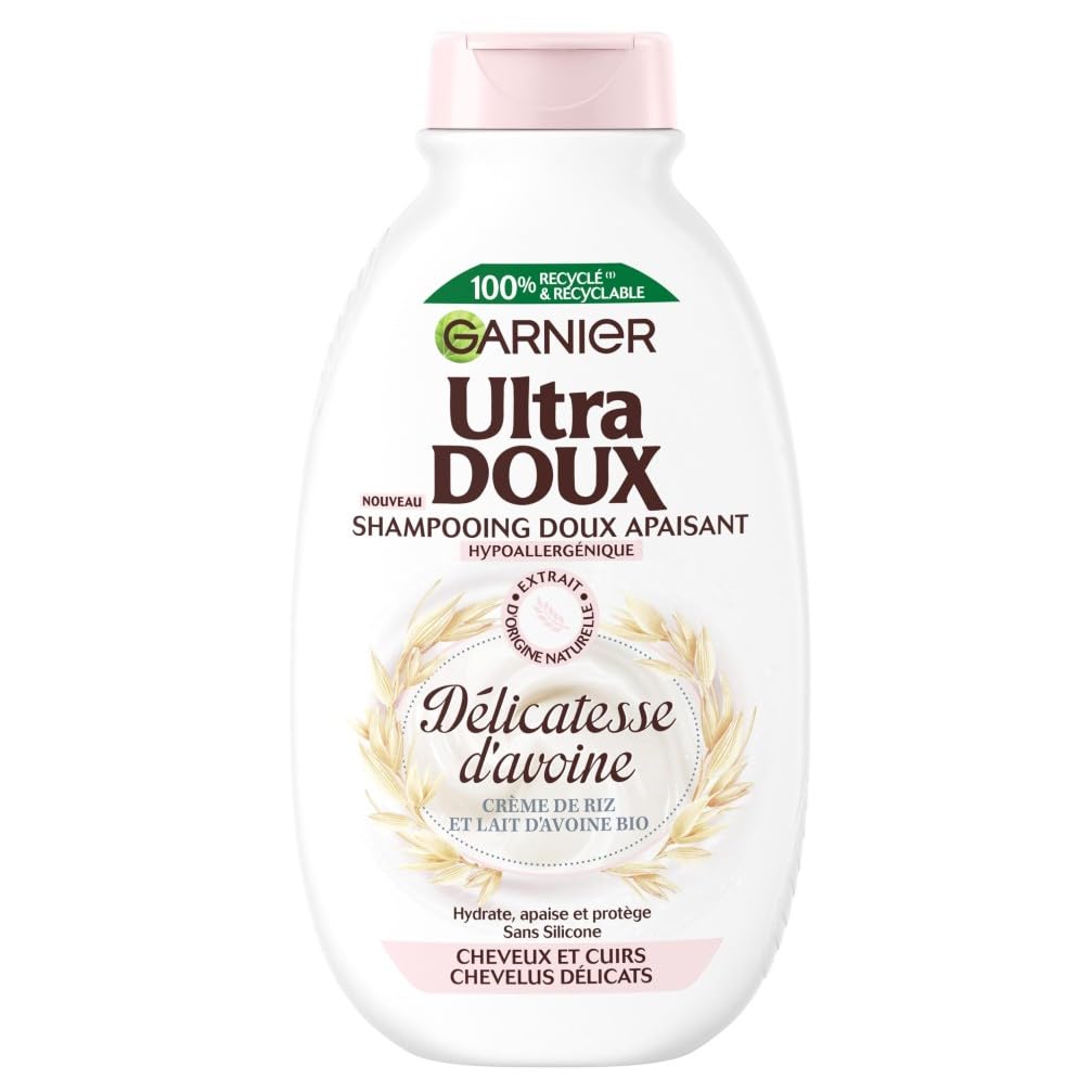 garnier-ultra-doux-apr-s-shampooing-riz-avoine-cheveux-d-licats-250-ml image 7