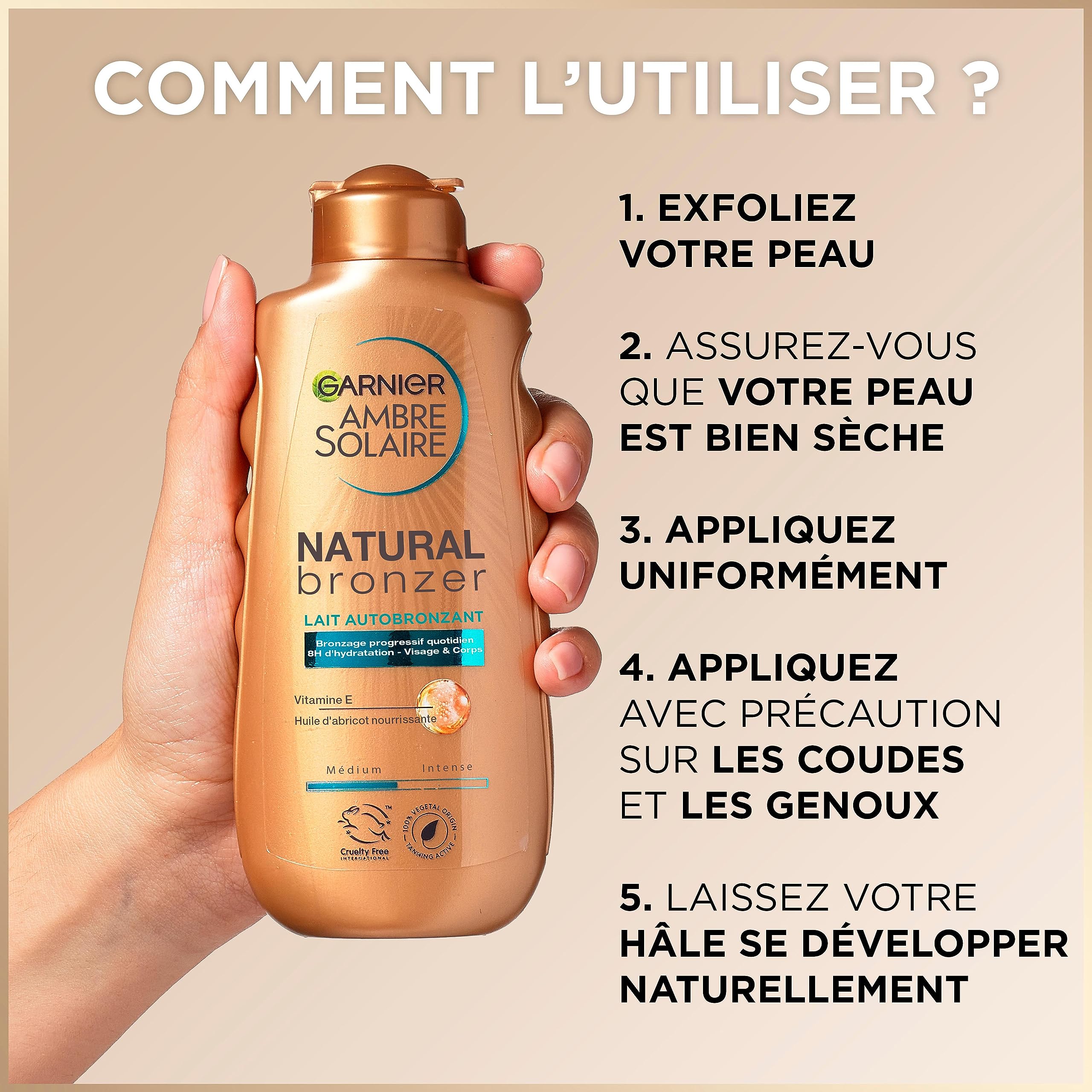 garnier-ambre-solaire-natural-bronzer-lait-autobronzant-corps-l-huile-d-abricot- image 4