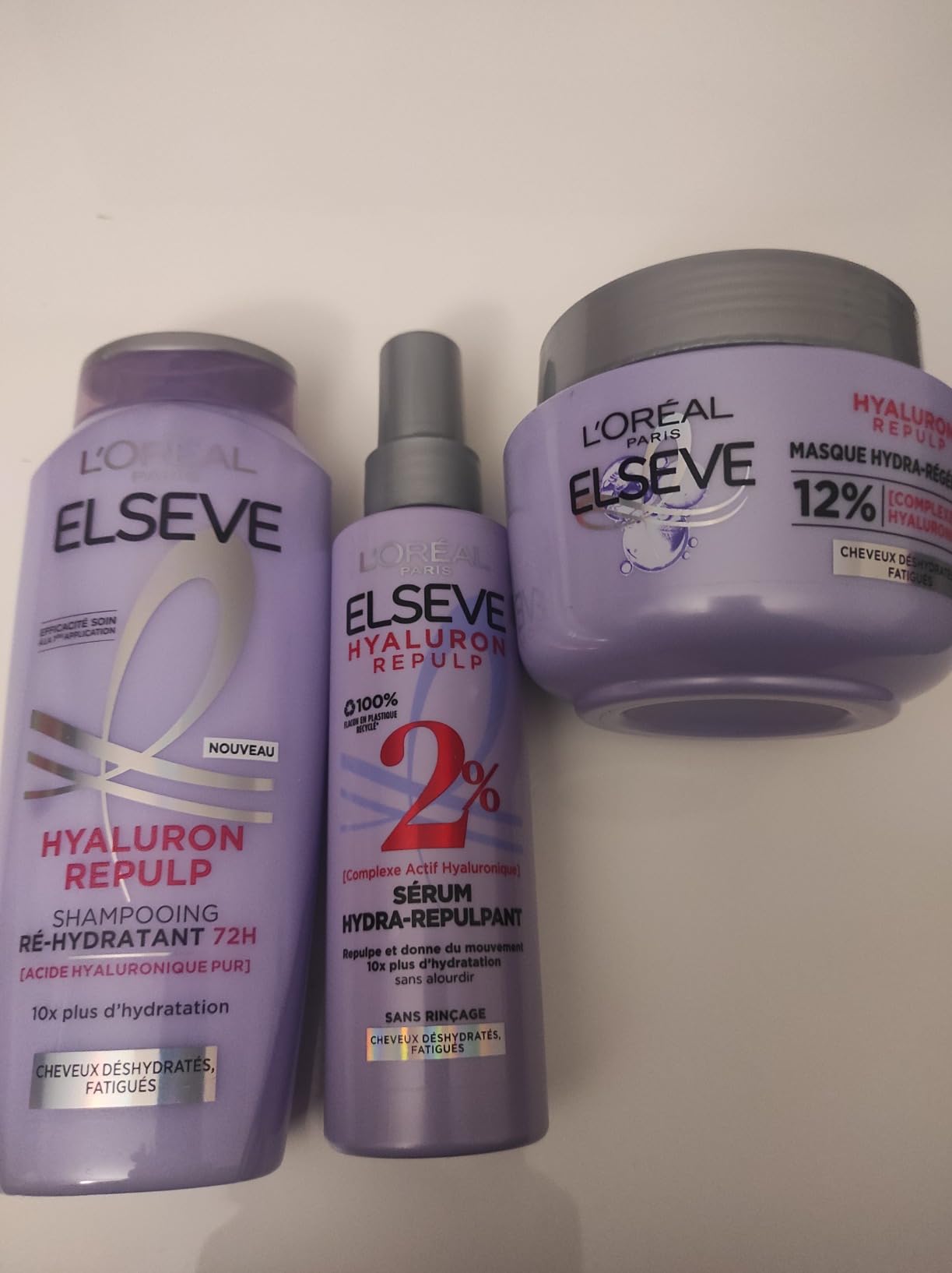 Mitigé sur cheveux épais